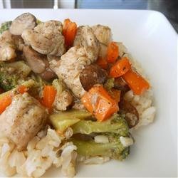Asian-Style Chicken and Vegetables recipe