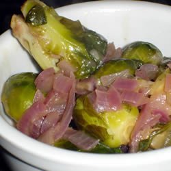 Sweet and Sour Brussels Sprouts recipe