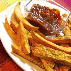 Easy Sweet Potato Fries with Curry Ketchup recipe
