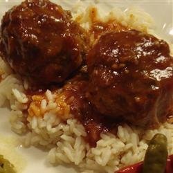 Sweet and Sour Meatballs in Sauce recipe
