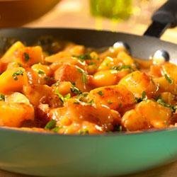 Cheesy Picante Potatoes recipe