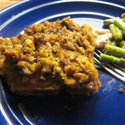 Apple Pork Chops and Stuffing recipe