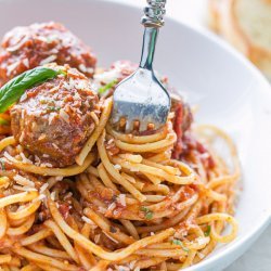 Spaghetti With Italian Meatballs recipe