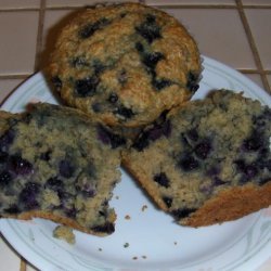Healthy Blueberry Oat Bran Muffins recipe