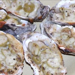 BBQ Oysters and Olives recipe