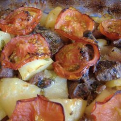 Tave (Cypriot Baked Lamb and Potatoes With Cumin and Tomatoes) recipe