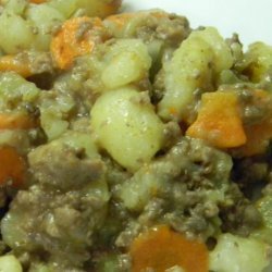 Hamburger Hotdish With Potatoes & Carrots recipe