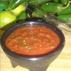 Easy Peasy Canned Salsa recipe