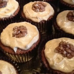 Coffee and Walnut Cupcakes recipe