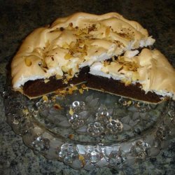 Chocolate & Almond Tart With Meringue Top recipe