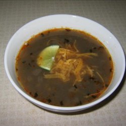 Spicy Chipotle Black Bean Soup recipe