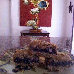Chewy Triple-Berry Oatmeal Squares recipe