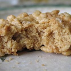 Crunchy Peanut Cookies (With Rice Krispies Coating!) recipe