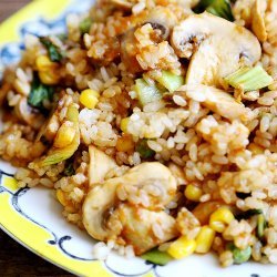 Chicken Fried Rice With Bok Choy recipe