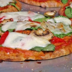 Mediterranean Pita Pizzas recipe