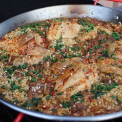 Chicken and Chorizo Paella recipe