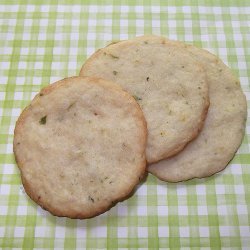 Lemon-Lime Basil Shortbread Cookies recipe