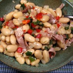 White Beans With Prosciutto and Sage recipe