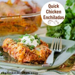 Quick Chicken Enchiladas recipe