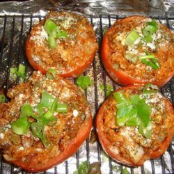 Easy Roasted Stuffed Tomatoes recipe