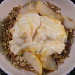 Muesli With Pear & Yogurt (21 Day Wonder Diet: Day 12) recipe