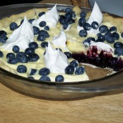Blueberry Bottom Pie recipe