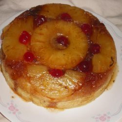 Microwave Pineapple Upside-Down Cake recipe