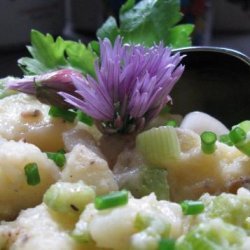 Potato Salad With Celery and Scallions recipe
