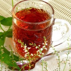 Cassis (Blackcurrant) and Lemon Verbena Tea - Tisane - Infusion recipe