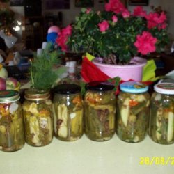 Homemade Canned Dill Pickles recipe