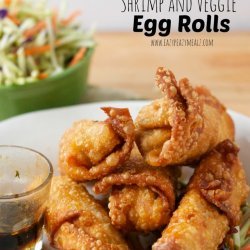 Veggie Shrimp Egg Rolls recipe