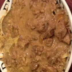 Paula Deen's Slow Cooker Beef Stroganoff recipe