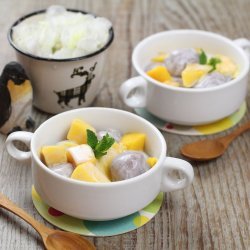 Sweet Rice And Mango recipe