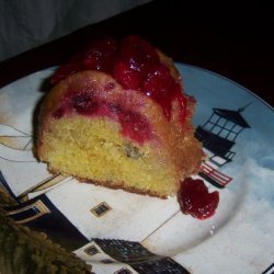 Cranberry Cake With Orange Sauce recipe
