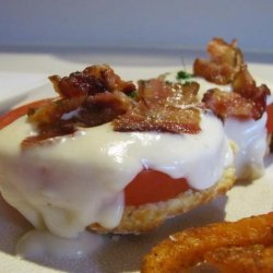 Rosemary-Black Pepper Cheddar Biscuits With Bacon Gravy and Toma recipe