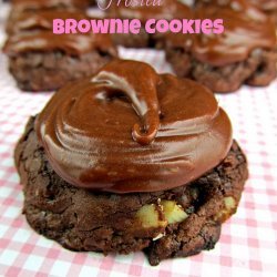 Frosted Brownie Cookies recipe