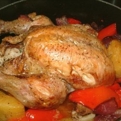 Pot-Roasted Chicken With Sweet and Sour Sauce recipe