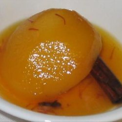 Pears in Honey & Saffron recipe