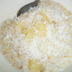 Pina Colada Oatmeal (Porridge) Low Fat recipe