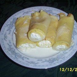 Ukrainian Nalysnky (cheese rolls) recipe