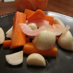Cultured Carrots and Baby Turnips recipe