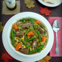 Beef Barley Vegetable Soup recipe