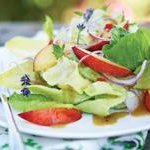 Nectarine Salad With Minted Chili Dressing recipe