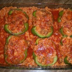 Quick & Easy Stuffed Green Bell Peppers recipe