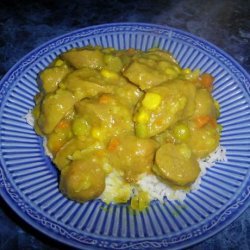 Continental Curried Sausages recipe