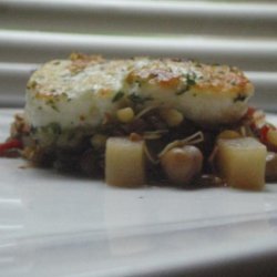 Halloumi and Sprout Salad recipe