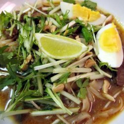 Thai Curried Noodle - Gueyteow Kak recipe