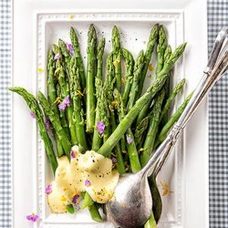 Asparagus With Lemon Sauce recipe