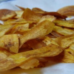 Tajadas De Platano Verde (Plantain Chips) recipe
