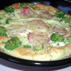 Baked Omelet With Broccoli & Tomato recipe